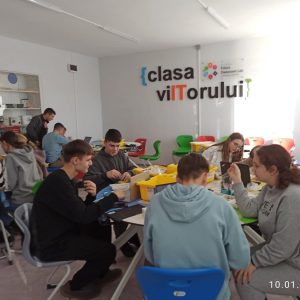 Activitățile în cadrul Cercului de Robotică educațională