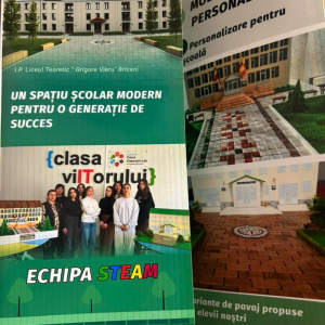 Proiectul STEAM ,,Un spațiu școlar modern pentru o generație de succes”